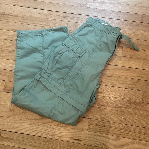 035 Levis X Free People Convertible Cargo Pants in Jade NWT Size 28 - Picture 9 of 12